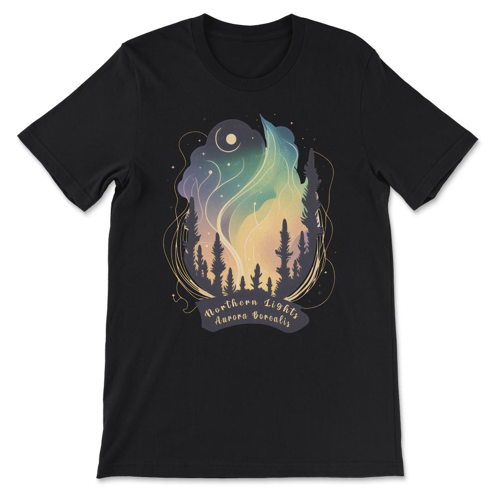 tree with fire Gift Tee - Unisex T-Shirt - Black