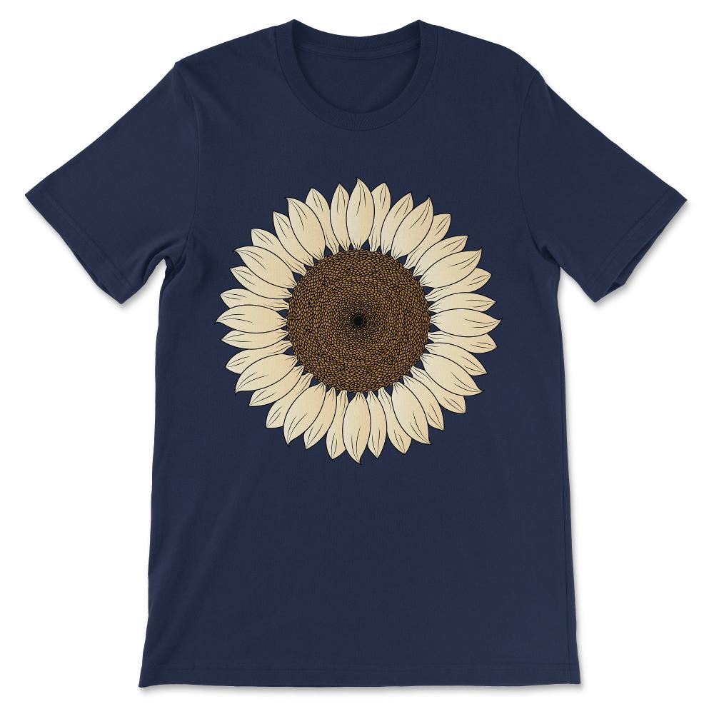 Sunflower Shirt 1 Gift Tee - Unisex T-Shirt - Navy