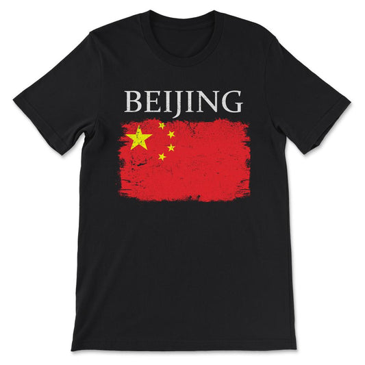 Beijing China Flag Capital China Beijing Tourist China Tourist Gift - Black