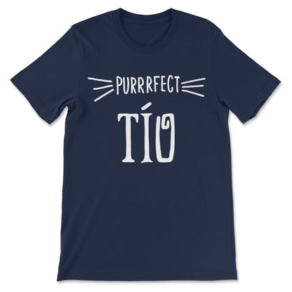 Tío - Perfect Tío Gifts for a Loving Cat Tío Uncle Gift Tee - Unisex - Navy