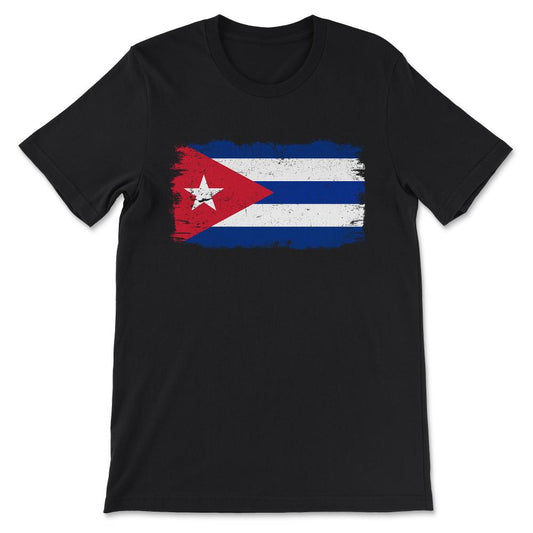 Cuba Country Flag Cuba Tourist Cuba Country Team Flag Gift Tee - - Black