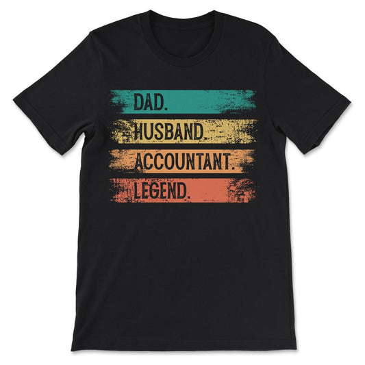 dad husband Gift Tee - Unisex T-Shirt - Black
