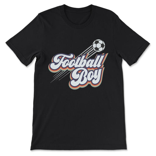 fottball boy Gift Tee - Unisex T-Shirt - Black