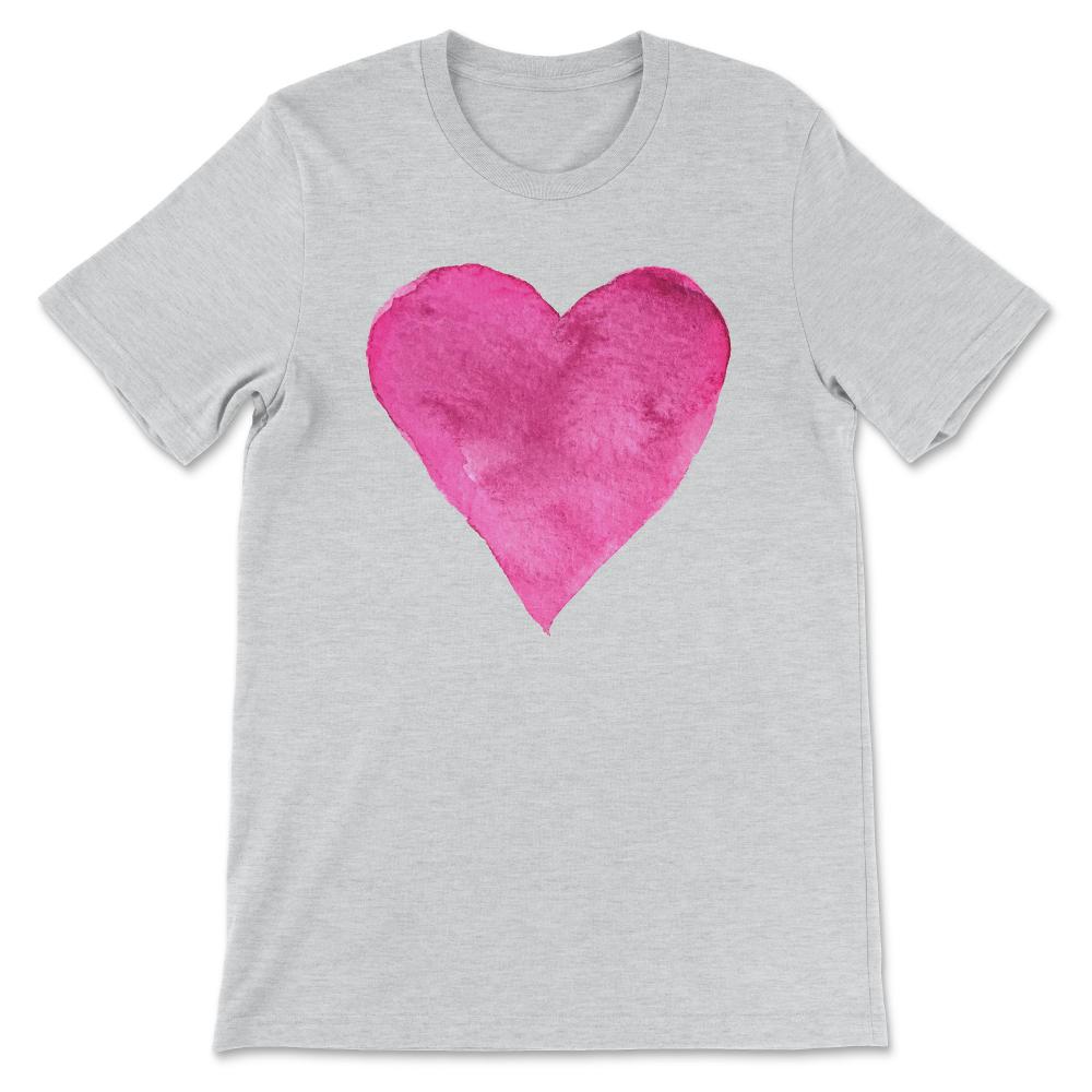 Red and Pink Heart design for women and girls Gift Tee - Unisex - Ash