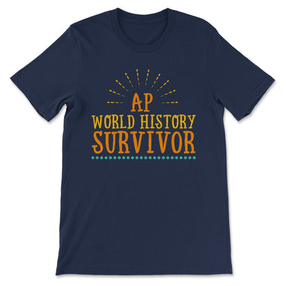 ap world history Gift Tee - Unisex T-Shirt - Navy