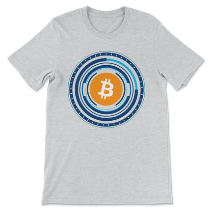 Bitcoin BTC Coin Crypto Trader Hodl Moon Future Freedom Gift Gift Tee - Ash