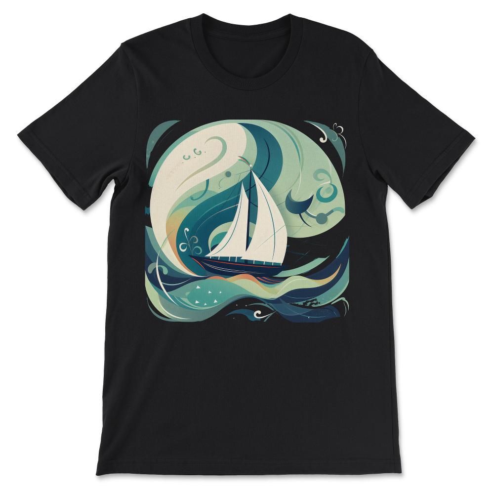 Done - Boat Boating Sailor Sailboat Sailing Yachting Nautical Lover - Black