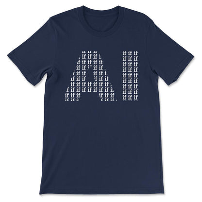 Machine Learning Engineer design Funny data science graphic Gift Tee - Navy